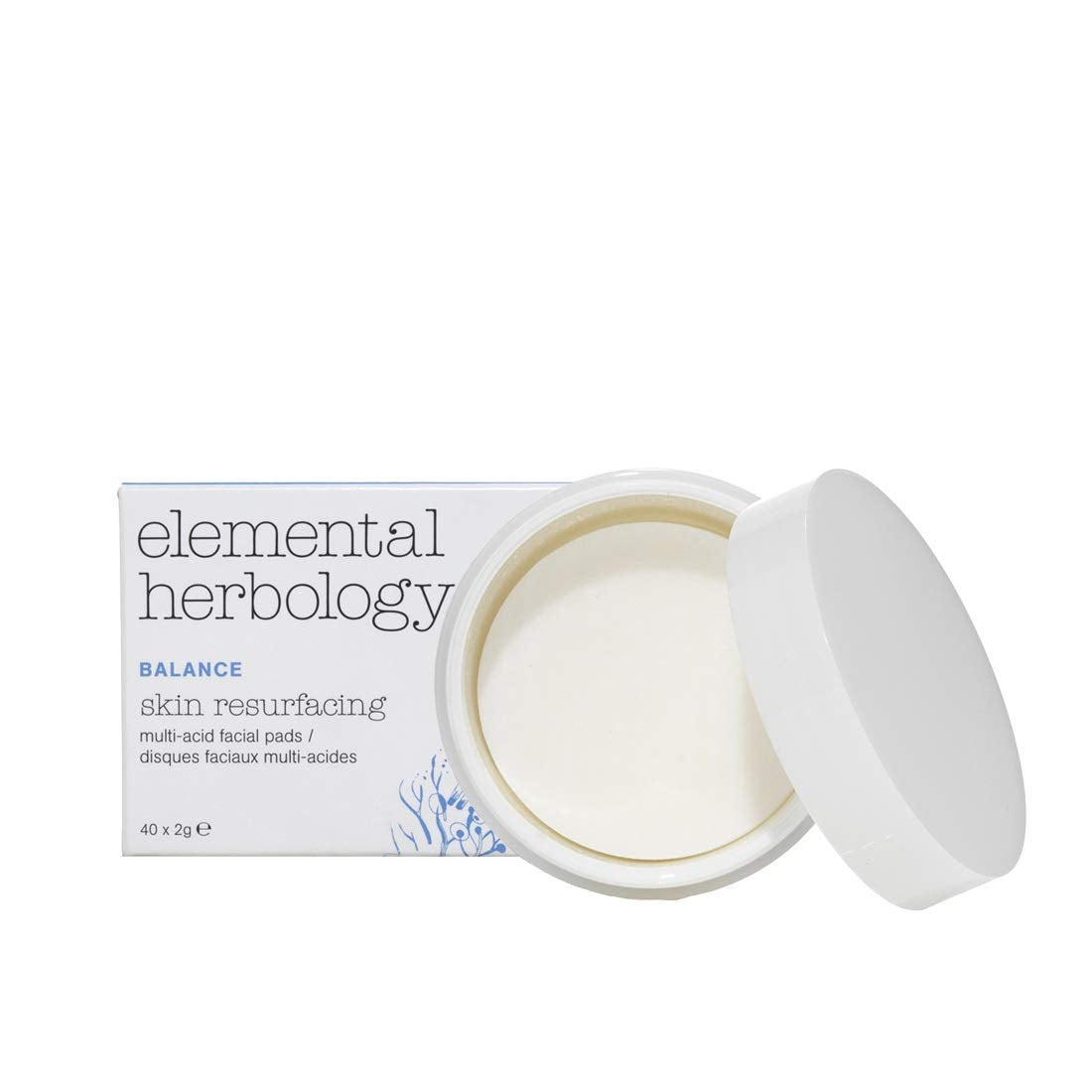 Perfect Balance Glycolic Acid Facial Pads, 40 Pads- All Skin Types, Especially Those with Dull Skin, Normal to Combination, Oily or Prone to Breakouts