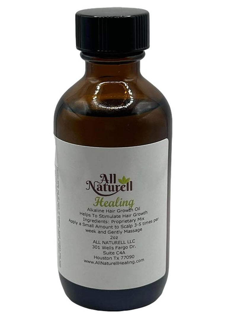 Alkaline Hair Growth Oil - Natural Hair Growth Stimulating Oil 2 Ounces