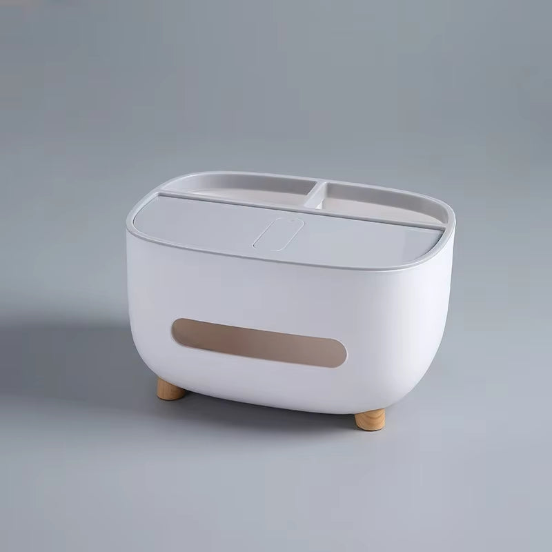 Multifunctional Remote Control Napkin Box, Paper Extraction Box, Living Room, Restaurant Ideas, Simple and Light, Luxury