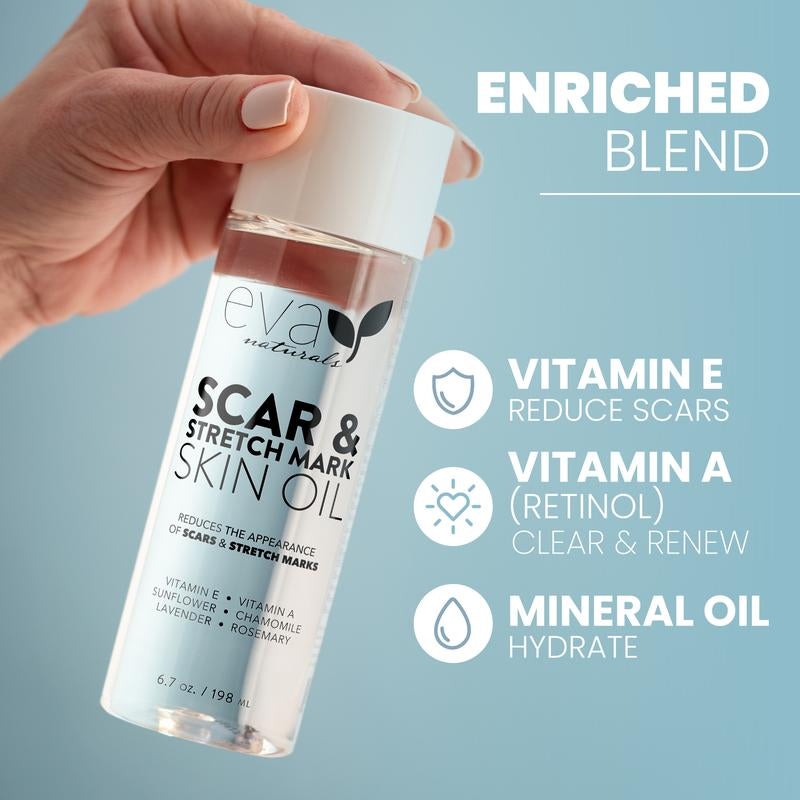 Eva Naturals + Scar Oil + Reduce the Look of Scars