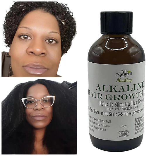 Alkaline Hair Growth Oil - Natural Hair Growth Stimulating Oil 2 Ounces