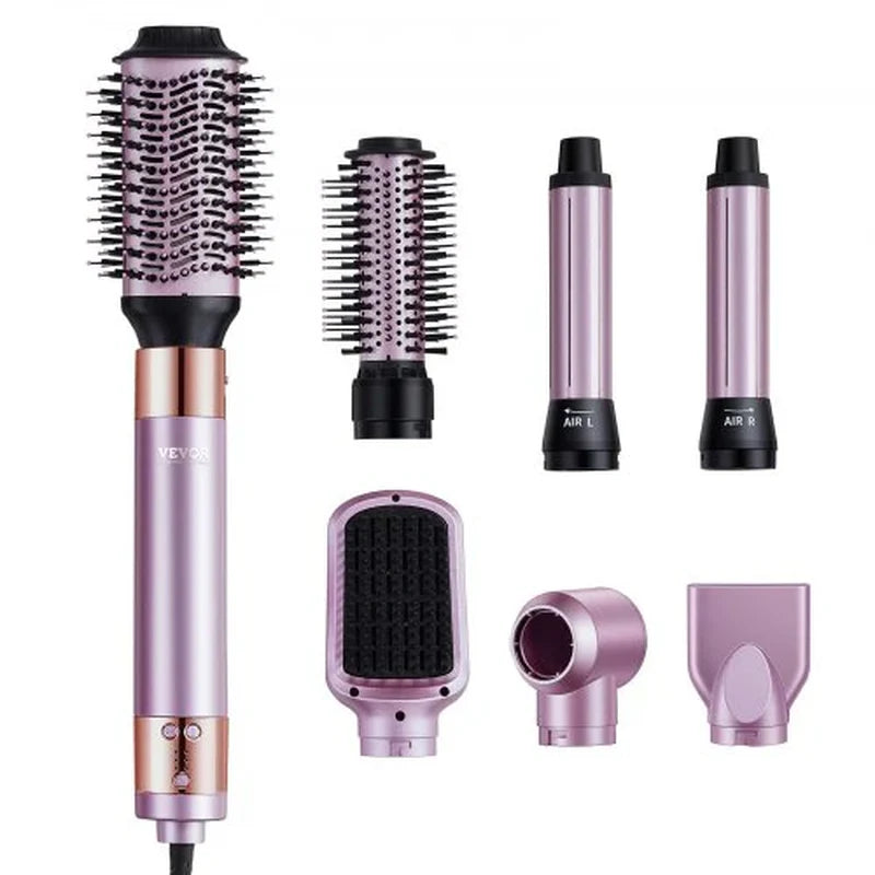 VEVOR 6-in-1 Hair Dryer Brush - Ultimate Volumizing & Curling Styler