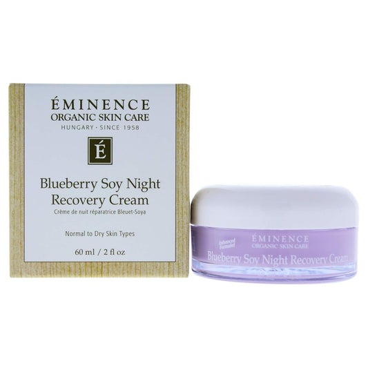 Blueberry Soy Night Recovery Cream for Unisex - 2 Oz Cream