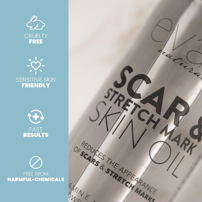 Eva Naturals + Scar Oil + Reduce the Look of Scars